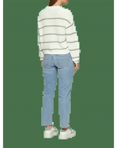 Пуловер Strick langarm, цвет creme-grün Qs