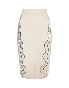 Юбка Strick Midi, белый Faina