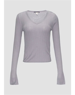 Пуловер Strick langarm, серый Qs