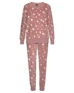 Пижама, цвет altrosa-weiß-allover-gemustert Vivance dreams