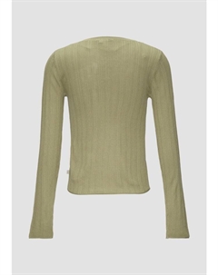 Пуловер Strick langarm, оливковый Qs