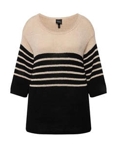 Пуловер, черный Ulla popken