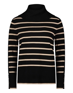 Пуловер Feinstrick, цвет black-beige Betty barclay