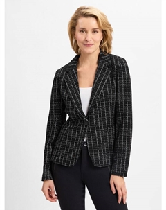 Блейзер, цвет schwarz weiß Comma,