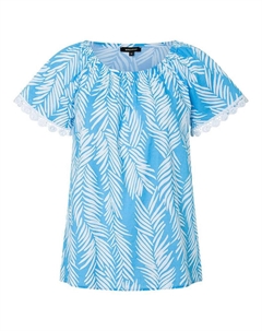 Блуза, цвет blau/weiß More&more