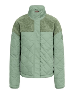 Флисовая куртка Quiltholm, цвет hedge green Derbe