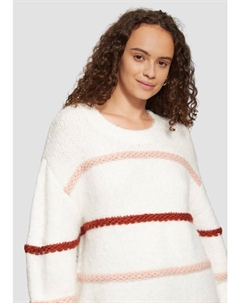 Пуловер Strick langarm, кремовый Qs