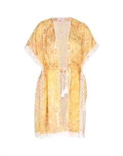 Длинное платье Kimono, желтый Izia