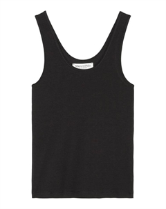 Топ Tank Iconic Rib, черный Marc o'polo