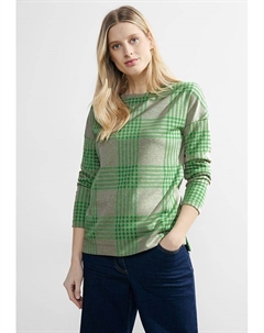 Лонгслив, цвет grau/grün Cecil