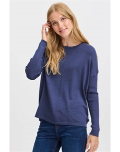 Пуловер Strick, синий Fransa