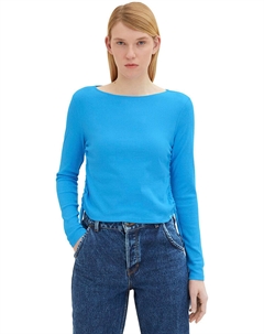 Лонгслив, синий Tom tailor