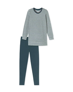 Пижама Casual Essentials, цвет jeansblau Schiesser