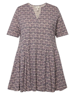 Футболка Longshirt, розовый Ulla popken