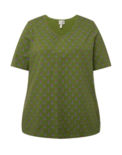 Футболка, оливковый Ulla popken