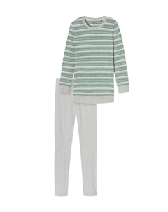 Пижама Casual Essentials, зеленый Schiesser