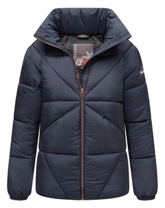 Пуховик Schokolinaa 14, темно-синий Navahoo