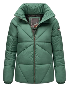 Пуховик Schokolinaa 14, цвет dusty green Navahoo