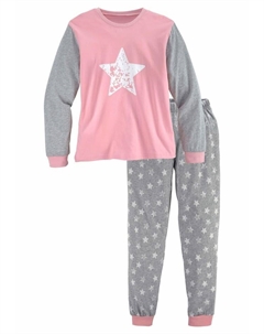 Пижама, цвет rosa-grau-meliert Vivance