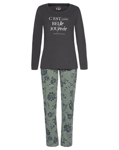 Пижама, цвет graphit-graugrün Vivance dreams