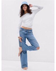 Лонгслив, белый Gap