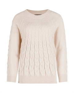 Пуловер Strick langarm, цвет light beige melange Betty barclay