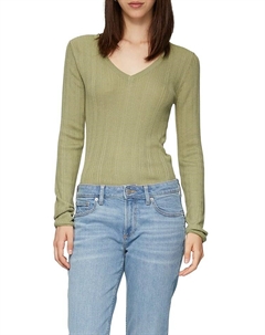 Пуловер QS by sOliver, зеленый Qs by s.oliver