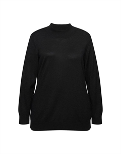 Пуловер, черный Ulla popken