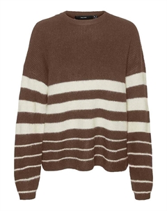 Пуловер, цвет braun/creme Vero moda
