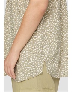 Блуза kurzarm, оливковый Qs