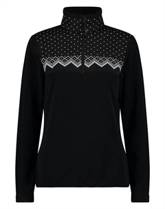 Флисовый пуловер Fleece, черный Cmp