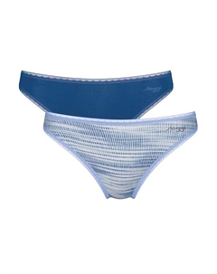 Трусы GO Tai 2er Pack, синий Sloggi