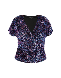 Блуза, цвет blau pink Faina