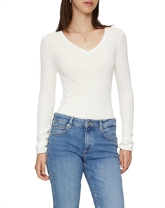 Пуловер QS by sOliver, белый Qs by s.oliver