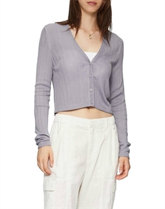 Кардиган QS by sOliver, светло-серый Qs by s.oliver