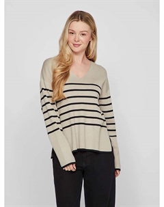 Пуловер, цвет grau/schwarz Vila