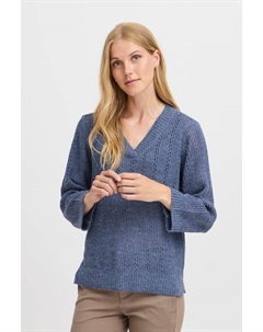 Пуловер Strick, синий Fransa