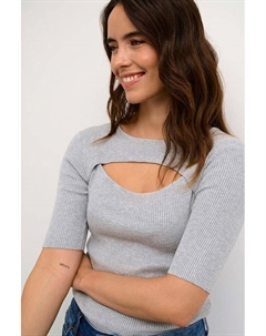 Пуловер, светло-серый Kaffe