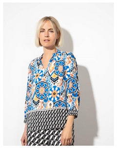 Блуза, синий More&more