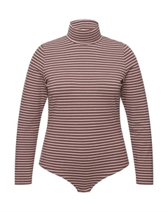 Лонгслив, цвет dunkles taupe Ulla popken