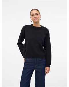 Пуловер, черный Vero moda