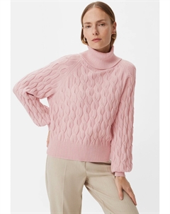 Вязаный свитер MIT MUSTER, цвет zartrosa Comma,