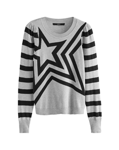 Тонкий вязаный свитер Sweater, серый Next