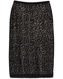 Кружевная юбка миди, черный Theory