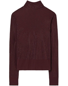 Водолазка с кристаллами, красный Tory burch