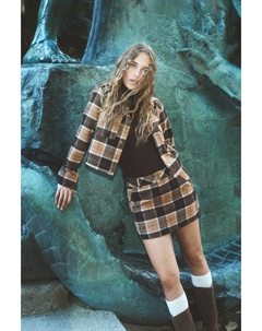 Куртка с матовой отделкой, коричневый H&m