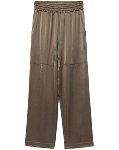 Атласные брюки, зеленый Gentryportofino