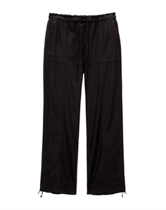 Тканевые брюки Loose fit Pants, черный Pull & bear