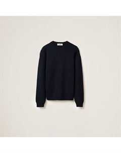 Кашемировый свитер, синий Miu miu