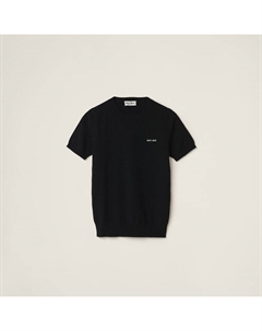 Кашемировый свитер, черный Miu miu